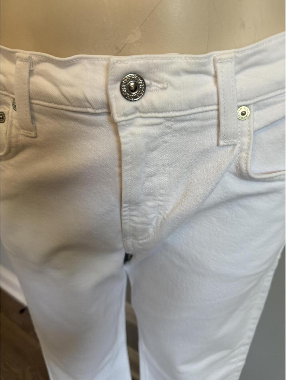 NWT Citizens of Humanity Anissa Straight Leg Jeans White Size 25 - Picture 5 of 13